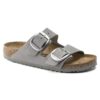 Arizona Big Buckle Nubukleder Dove Grey