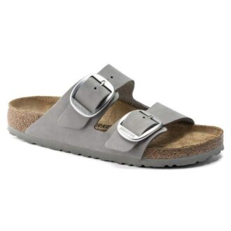 Arizona Big Buckle Nubukleder Dove Grey