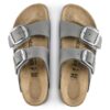 Arizona Big Buckle Nubukleder Dove Grey