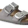 Arizona Big Buckle Nubukleder Dove Grey
