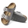 Arizona Big Buckle Nubukleder Dove Grey