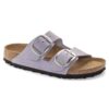 Arizona Big Buckle Nubukleder Purple Fog