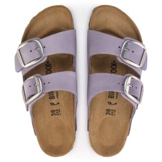 Arizona Big Buckle Nubukleder Purple Fog