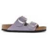 Arizona Big Buckle Nubukleder Purple Fog