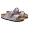 Arizona Big Buckle Nubukleder Purple Fog