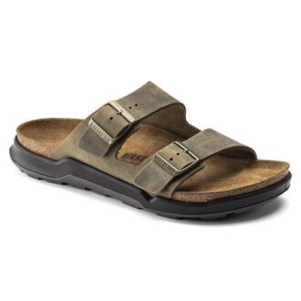 Arizona Crosstown Herren, geöltes Leder, Faded Khaki