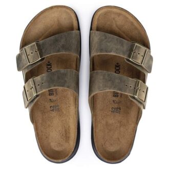 Arizona Crosstown Herren, geöltes Leder, Faded Khaki