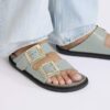 Arizona Droplet Buckle Naturleder Lack Arizona Droplet Buckle Naturleder Lack