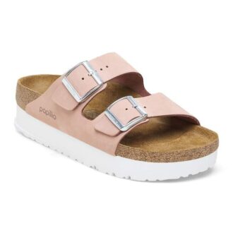 Arizona Flex Plateau Nubukleder Soft Pink