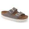 Arizona Flex Platform Nubukleder Dove Grey Arizona Flex Platform Nubukleder Dove Grey