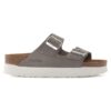 Arizona Flex Platform Nubukleder Dove Grey Arizona Flex Platform Nubukleder Dove Grey