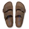 Arizona Soft Footbed Wildleder Dark Tea Tonal