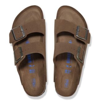 Arizona Soft Footbed Wildleder Dark Tea Tonal