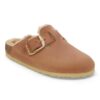 Boston Big Buckle Shearling Naturleder geölt