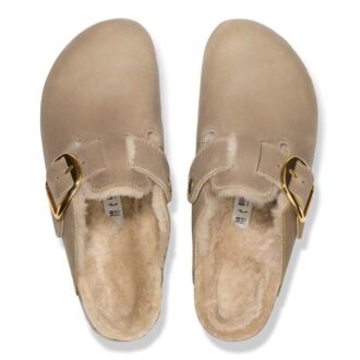 Boston Big Buckle Shearling Naturleder geölt