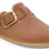 Boston Big Buckle Shearling Naturleder geölt