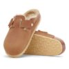Boston Big Buckle Shearling Naturleder geölt