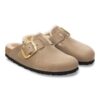 Boston Big Buckle Shearling Naturleder geölt