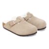 Boston Shearling Kinder-Clog aus Wildleder und Fell Boston Shearling Kinder-Clog aus Wildleder und Fell