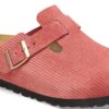 Boston Suede Embossed Corduroy Sienna Red