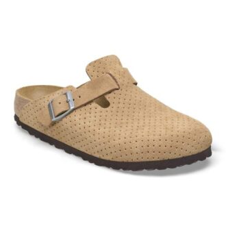 Boston Wildleder geprägt gepunktet New Beige