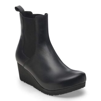 Ebba Slip-On Leder Schwarz Schwarz