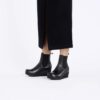 Ebba Slip-On Leder Schwarz Schwarz
