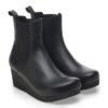 Ebba Slip-On Leder Schwarz Schwarz