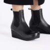 Ebba Slip-On Leder Schwarz Schwarz