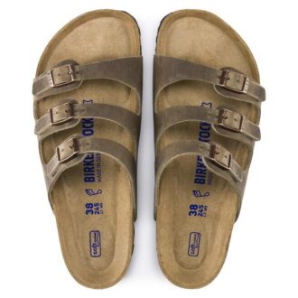 Florida Soft Footbed aus geöltem Leder, tabakbraun