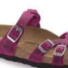 Franca Braided Oiled Leather Festival Fuchsia