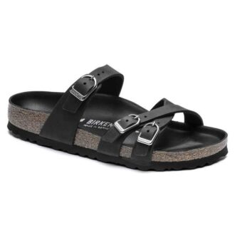 Franca geöltes Leder Schwarz