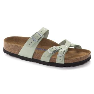 Franca Soft FootbedN Nubukleder Matcha