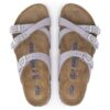 Franca Soft FootbedN Nubukleder Purple Fog