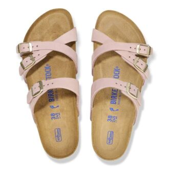 Franca Soft FootbedN Nubukleder Soft Pink