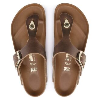 Gizeh Big Buckle Naturleder geölt