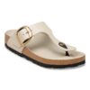 Gizeh Big Buckle Naturleder Lack