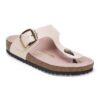 Gizeh Big Buckle Naturleder Lack