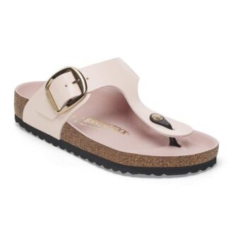 Gizeh Big Buckle Naturleder Lack