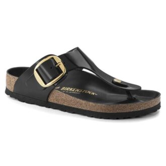 Gizeh Big Buckle Naturleder Lack