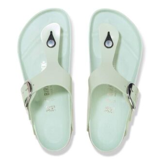 Gizeh Big Buckle Naturleder Lack