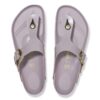Gizeh Big Buckle Naturleder Lack