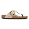 Gizeh Big Buckle Naturleder Lack