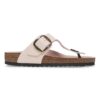 Gizeh Big Buckle Naturleder Lack