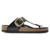 Gizeh Big Buckle Naturleder Lack