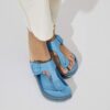 Gizeh Big Buckle Naturleder Lack