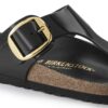 Gizeh Big Buckle Naturleder Lack