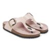 Gizeh Big Buckle Naturleder Lack