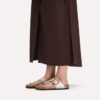 Gizeh Big Buckle Naturleder Lack
