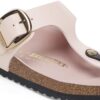 Gizeh Big Buckle Naturleder Lack